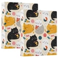 thumbnail image 1 of Three Ring Binder Bow Tie Cat 1.5 Inch Round Binder D-Rings for Office Supplies and More, 1 of 10