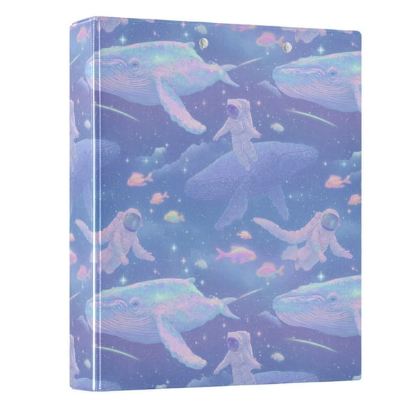 Three Ring Binder Ffyy4_a_cute_astronaut_floating_in_the_vastness_of_space_with_a_77538ae5-30bd-4b04-a4ae-ca79cb9ebb21 1.5 Inch Round Binder D-Rings for Office Supplies and More
