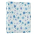 thumbnail image 1 of Three Ring Binder Floral Light Blue 1.5 Inch Round Binder D-Rings for Office Supplies and More, 1 of 10