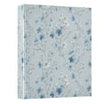 thumbnail image 1 of Three Ring Binder Flower Blue 1.5 Inch Round Binder D-Rings for Office Supplies and More, 1 of 10