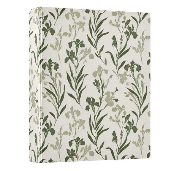 Three Ring Binder Lush Weeds 1.5 Inch Round Binder D-Rings for Office Supplies and More