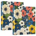 thumbnail image 1 of Three Ring Binder Navybrightflorals 1.5 Inch Round Binder D-Rings for Office Supplies and More, 1 of 10