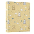 thumbnail image 1 of Three Ring Binder Rabbit Butterfly Cloud 1.5 Inch Round Binder D-Rings for Office Supplies and More, 1 of 10