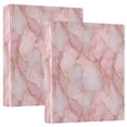 thumbnail image 1 of Three Ring Binder Rose Gold Texture 1.5 Inch Round Binder D-Rings for Office Supplies and More, 1 of 10