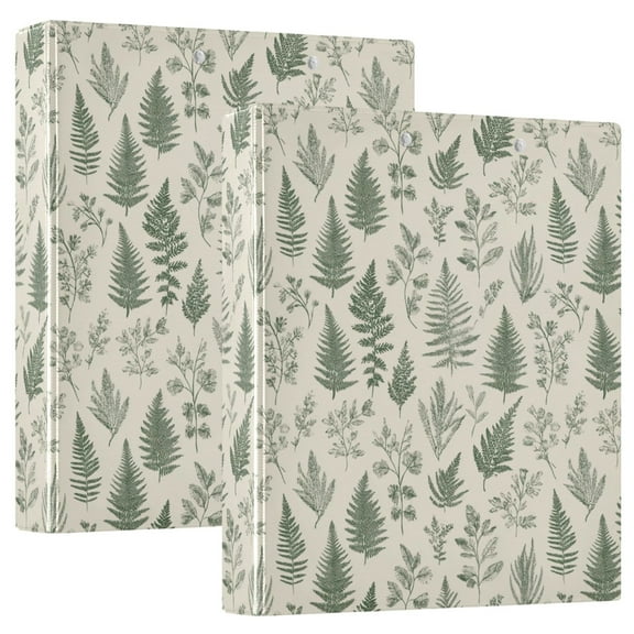 Three Ring Binder Sage Green 1.5 Inch Round Binder D-Rings for Office Supplies and More