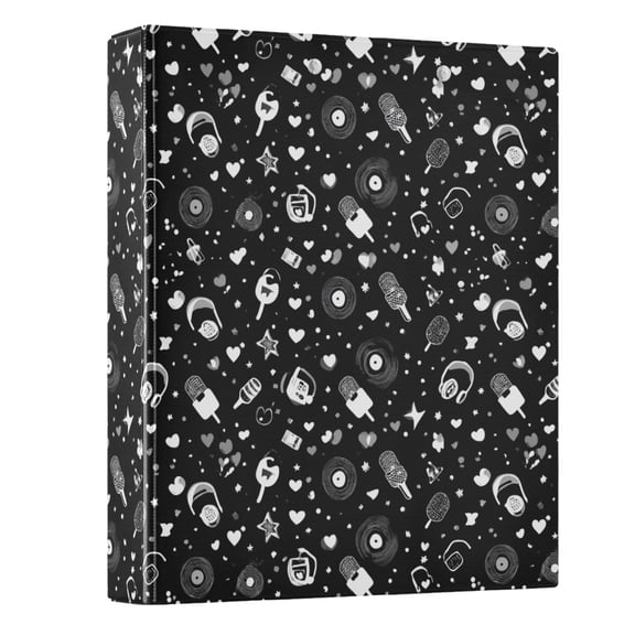 Three Ring Binder Singing Elements 1.5 Inch Round Binder D-Rings for Office Supplies and More