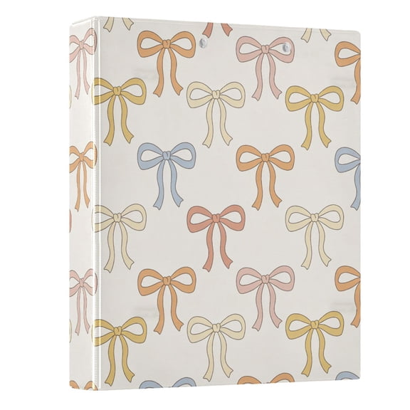 Three Ring Binder Soft Strap 1.5 Inch Round Binder D-Rings for Office Supplies and More