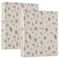 thumbnail image 1 of Three Ring Binder Star Flowers 1.5 Inch Round Binder D-Rings for Office Supplies and More, 1 of 10