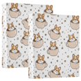 thumbnail image 1 of Three Ring Binder Teacup Corgi 1.5 Inch Round Binder D-Rings for Office Supplies and More, 1 of 10