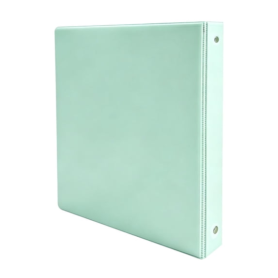 Three Ring File Binder For Household Paper Sorting, Plastic Letter Organizer, Cyan, 1 Pack, 0.7 x 10.2 in
