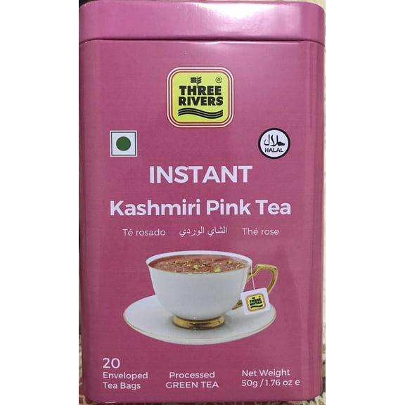 Three Rivers Brand Pink Kashmiri Tea Bags (pack of 1)