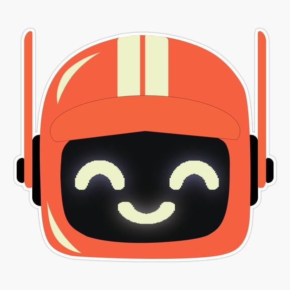 Three Robots Sci Fi Inspired Sticker