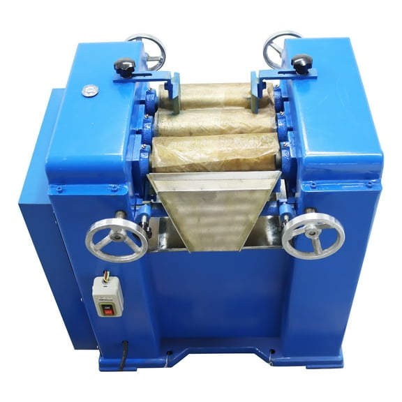 Three Roll Mill Machine 220V for Paint Ink Pigment Lipstick Cosmetic Grinding