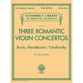 thumbnail image 1 of Three Romantic Violin Concertos Bruch Mendelssohn Tchaikovsky Complete Violin and Piano Edition Schirmer Library of Clas, (Paperback), 1 of 1