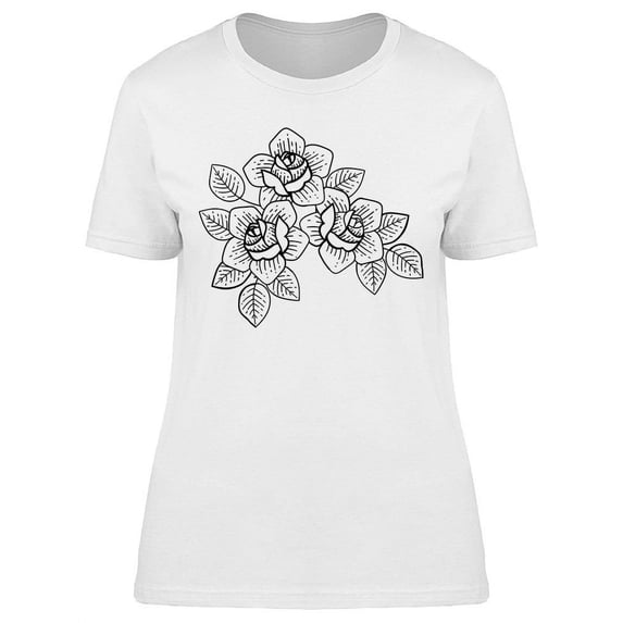Three Roses T-Shirt Women -Image by Shutterstock, Female Small
