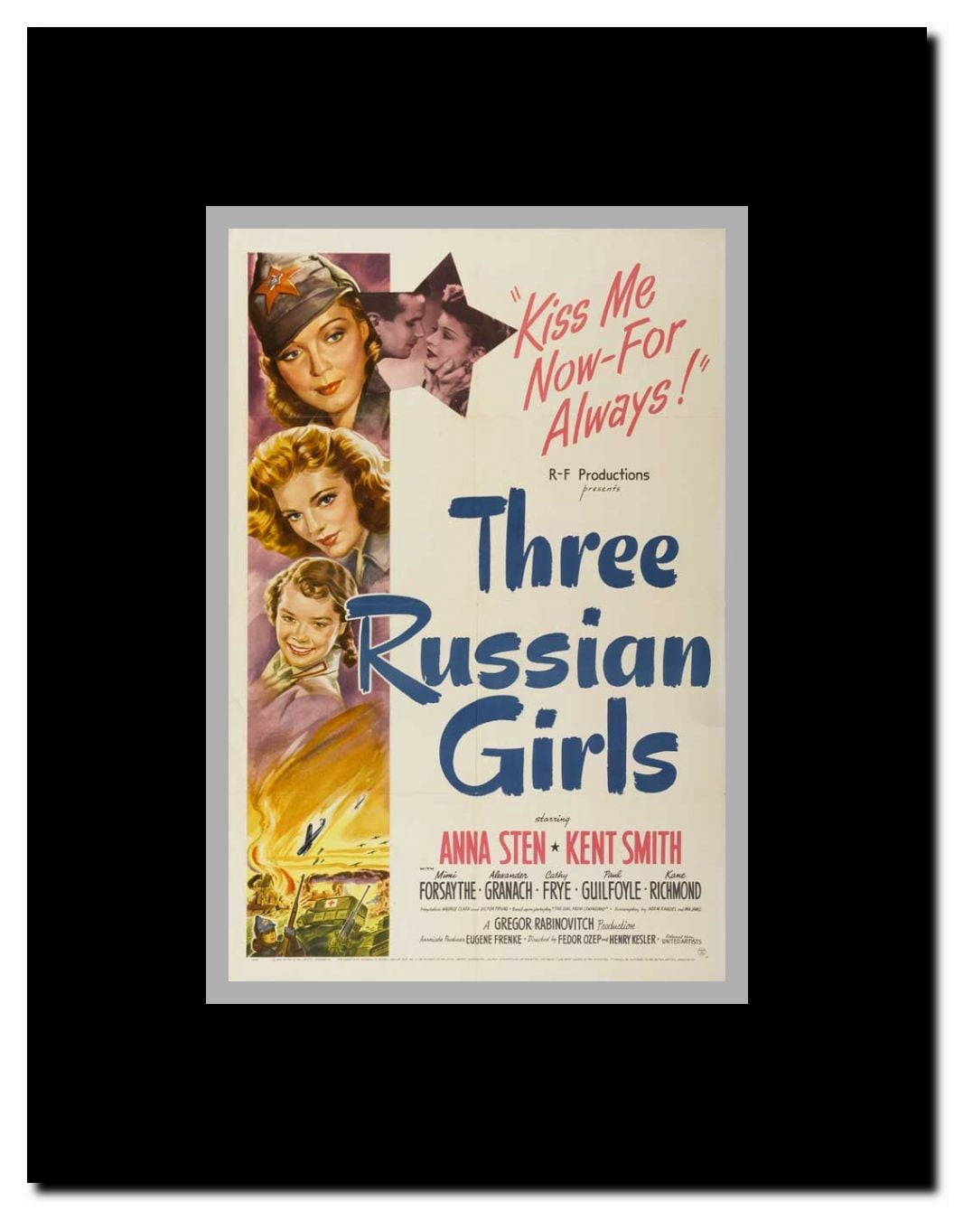 Three Russian Girls Framed Movie Poster
