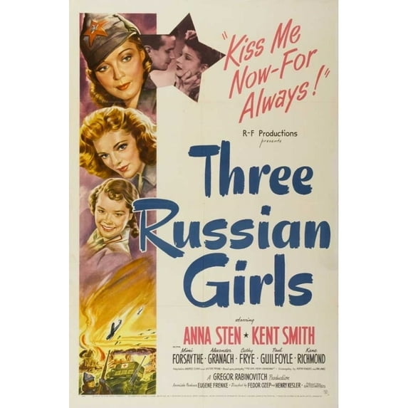 Three Russian Girls Movie Poster (11 x 17)