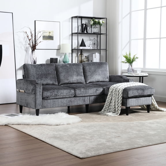 Three - Seater Design - Cozy Reading or Movie Nights - Small to Spacious Spaces - Cup Holders and Side Pockets