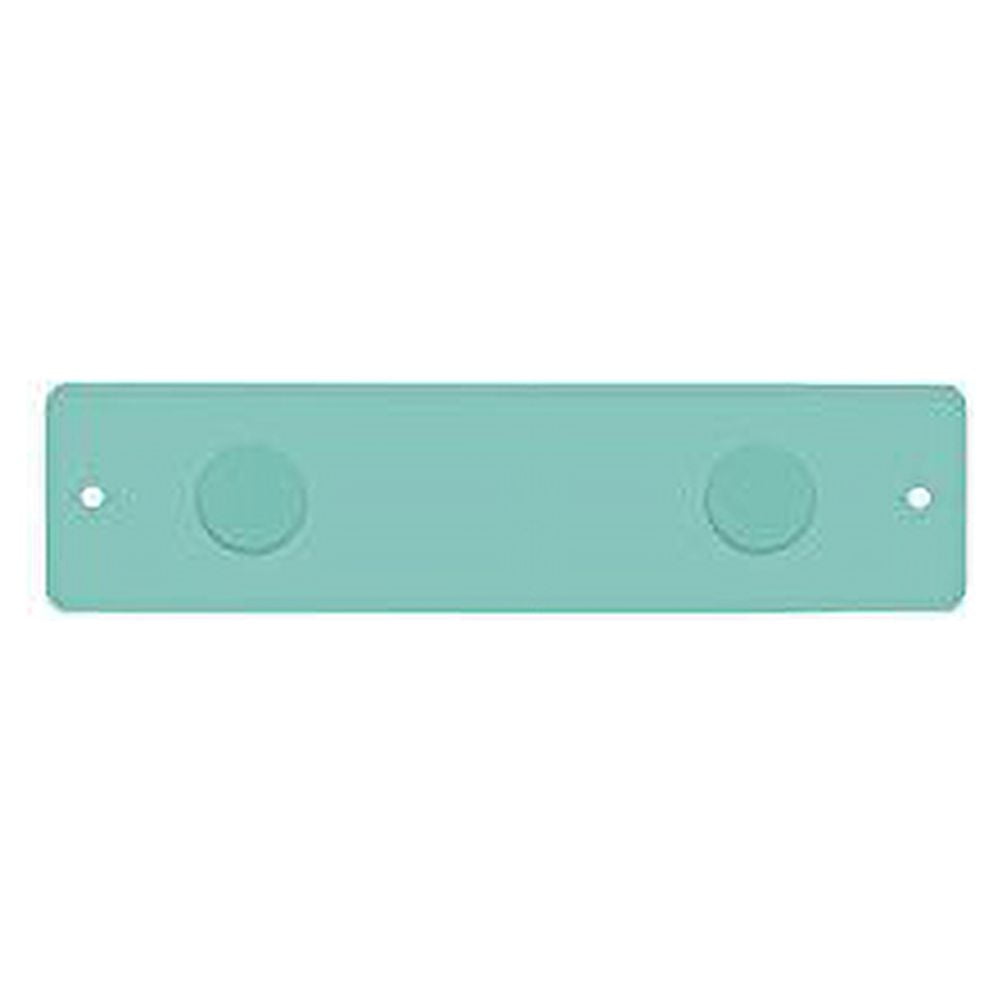 Aquamarine Metal Strip Frameless Magnetic Bulletin Board