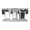 thumbnail image 1 of Three Section Snack Tray, 15-Inch, 2-Count (Silver), 1 of 1
