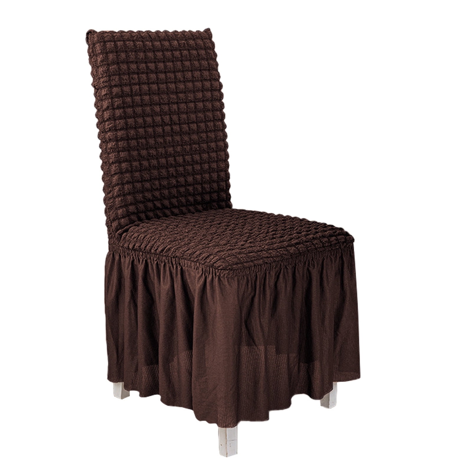 Three Seersucker Chair Cover Lace Skirt Home Universal Full Elastic