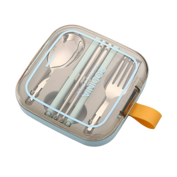 Three Sets Of 304 Stainless Steel Portable Tableware