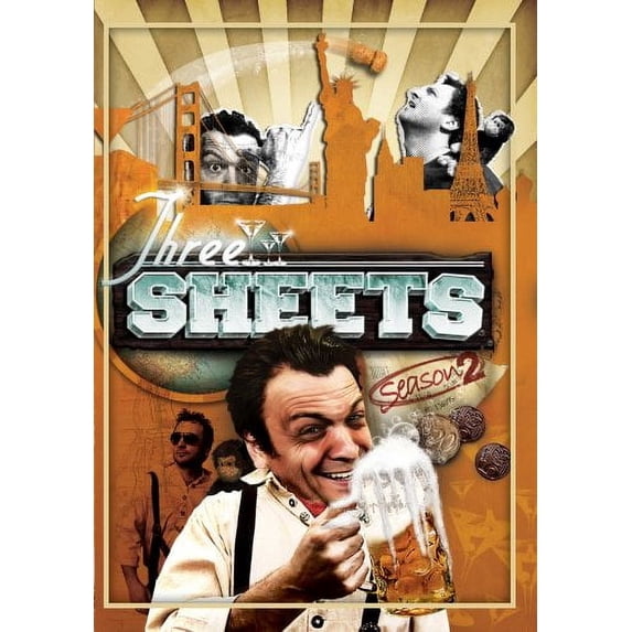 Three Sheets - Season 2 (DVD, 2008, 2-Disc Set) NEW