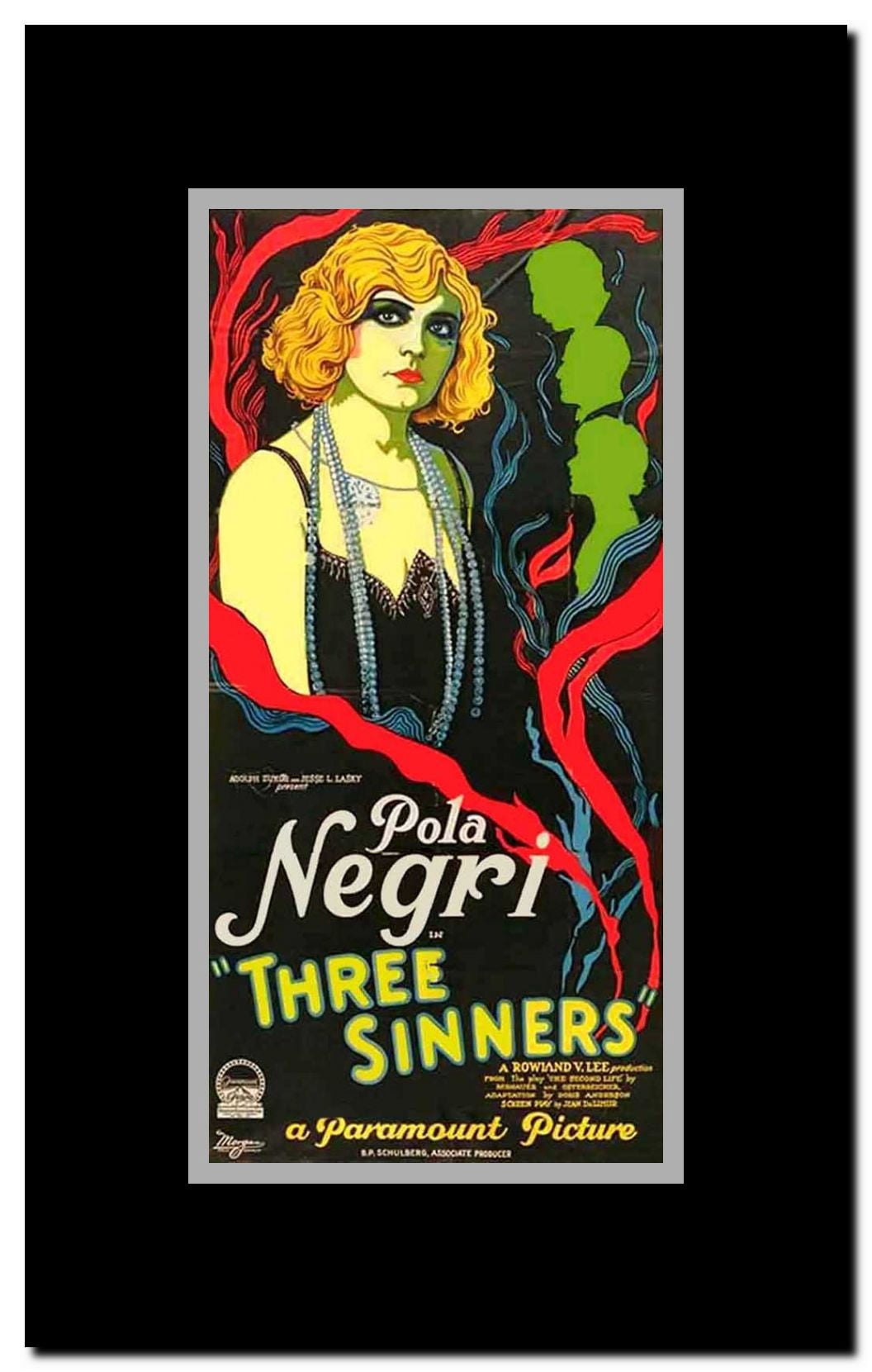 Three Sinners Framed Movie Poster