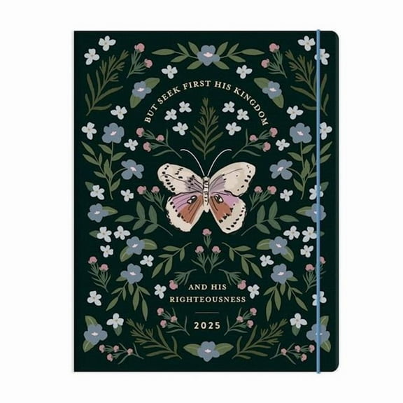 Three Sixteen Publishing 371408 Seek First Garden Design 2025 17-Month Bible Memory Planner