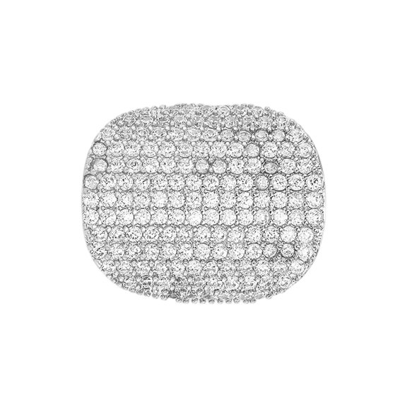 Three Size Choices For Sparkling Cubic Zirconia Pressing On Nails Copper Decoration For Elegant Nails Enhancement