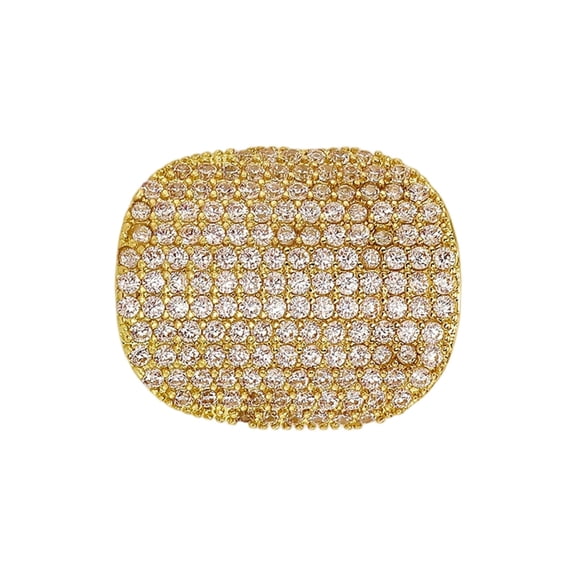 Three Size Choices For Sparkling Cubic Zirconia Pressing On Nails Copper Decoration For Elegant Nails Enhancement