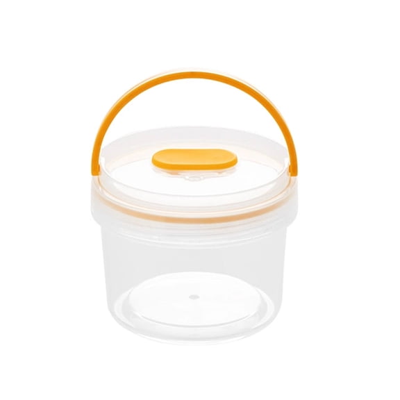 Three Size Clear Sealed Container Cylinder Food Storage For Household Daily Storing Needs