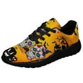 thumbnail image 1 of Three Skulls Halloween Shoes Sneakers for Women Men Black Size 8.5, 1 of 7