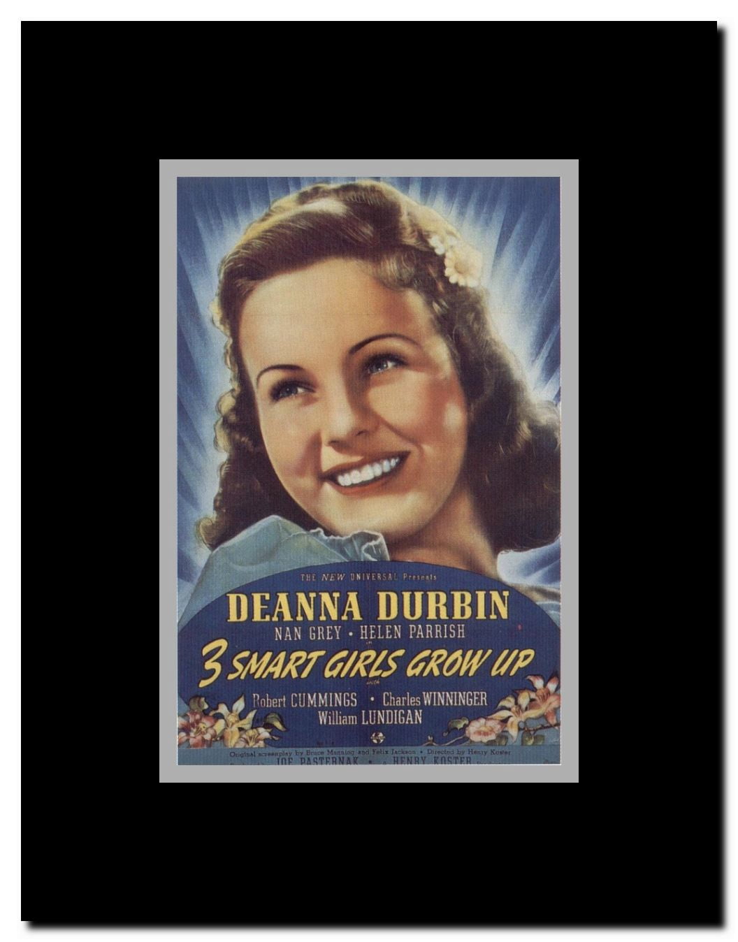 Three Smart Girls Grow Up Framed Movie Poster