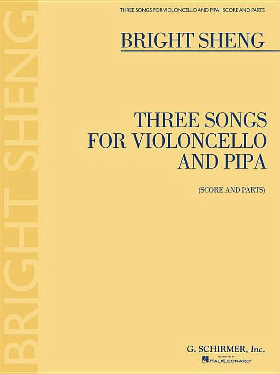 Three Songs for Violoncello and Pipa: Score and Parts (Paperback)