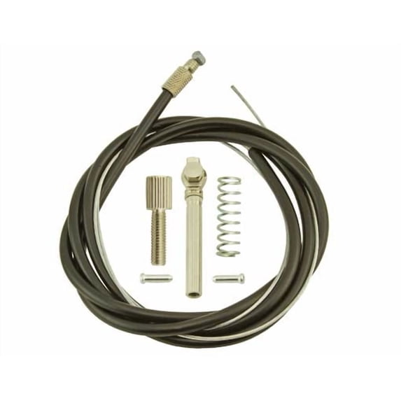 Three Speed Cable W/housing & Hardware Black.