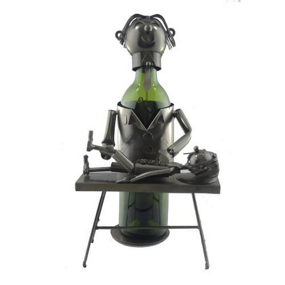 Three Star Im/Ex Inc. Chiropractor 1 Bottle Tabletop Wine Rack