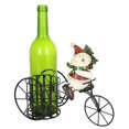 thumbnail image 1 of Three Star Import & Export  11 x 9 in. Snowman on Tricycle Wine Bottle Holder, 1 of 2