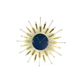 thumbnail image 1 of Three Star Import & Export YC1210 27 in. Round Gold Spiked Wall Clock, 1 of 4
