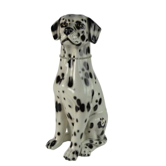 Three Star Import & Export BC150 22 in. Dalmation Capodimonte Figurine
