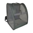thumbnail image 1 of Three Star Import & Export DB10-GRN 17 x 14 x 11 in. Mesh & Fabric Pet Backpack, 1 of 4