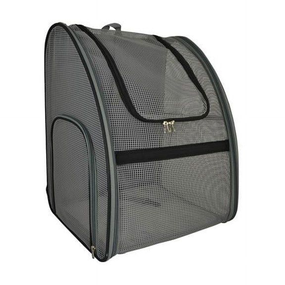 Three Star Import & Export DB12-BLK 17 x 13 x 11 in. All Mesh Pet Backpack