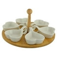 thumbnail image 1 of Three Star Import & Export KW271 12 x 6 in. Lazy-Susan 6 Dish Set, 1 of 4