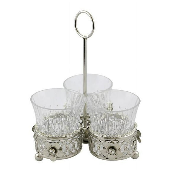 Three Star Import & Export RS2760 10 x 7 in. 3-sectioned Utensil Holder