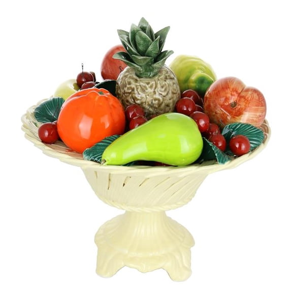 Three Star Import & Export XF20 15 x 14 in. Fruit Basket on Base Center Piece