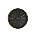 thumbnail image 1 of Three Star Import & Export XK1509 12 in. Round Rose Gold Wall Clock, 1 of 4
