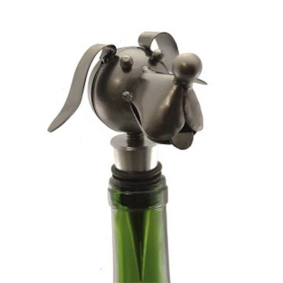 Three Star Import & Export ZA406 4.5 in. Dog Wine Stopper