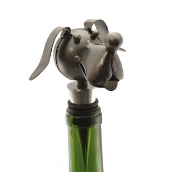Three Star Import & Export ZA406 4.5 in. Dog Wine Stopper