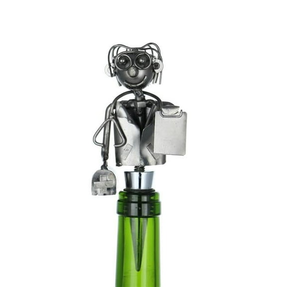 Three Star Import & Export ZA435 6 in. Doctor Wine Stopper