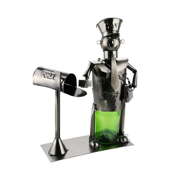Three Star Import & Export ZB1040 Wine Bottle Holder, Mailman